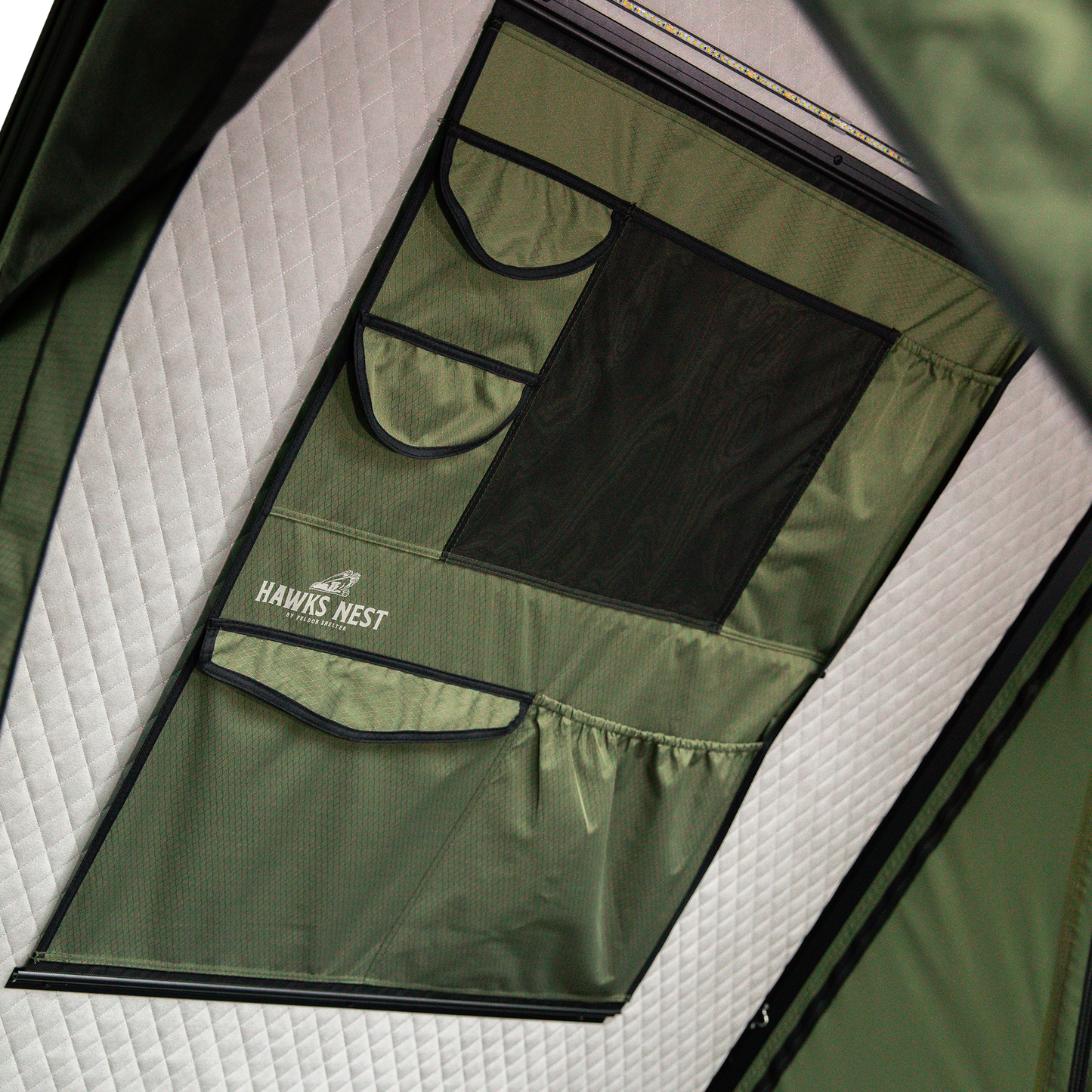 Hawk's Nest V2 Rooftop Tent - Standard - Green