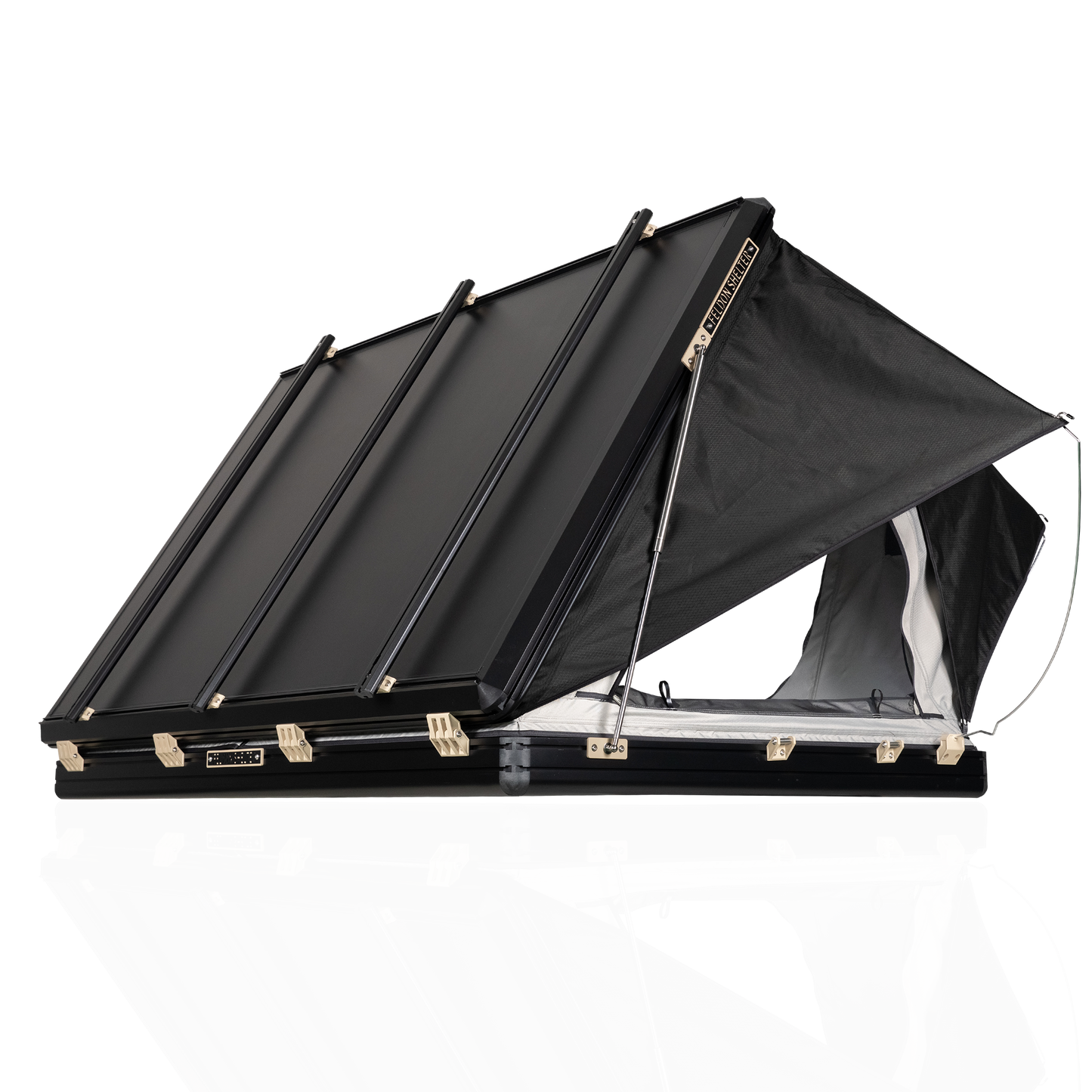 Hawk's Nest V2 Rooftop Tent - Side - Grey