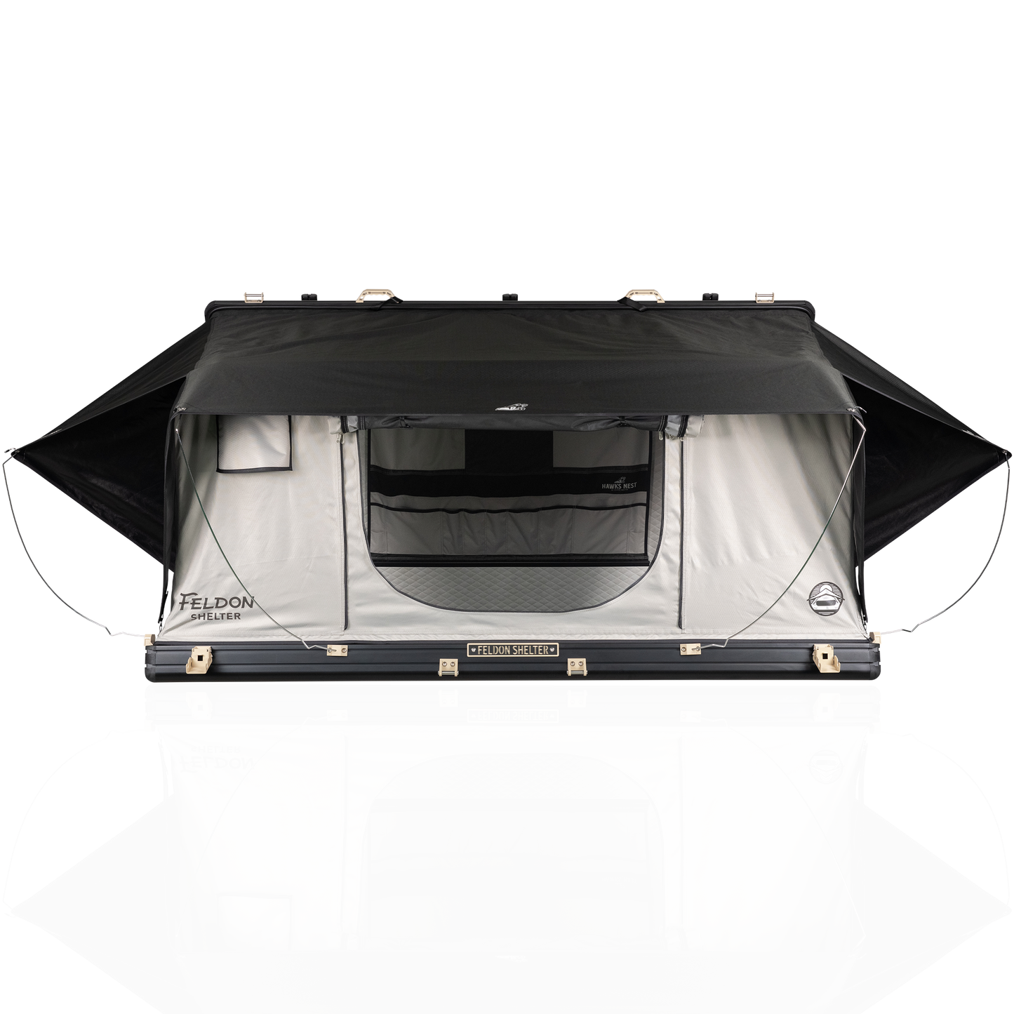 Hawk's Nest V2 Rooftop Tent - Side - Grey