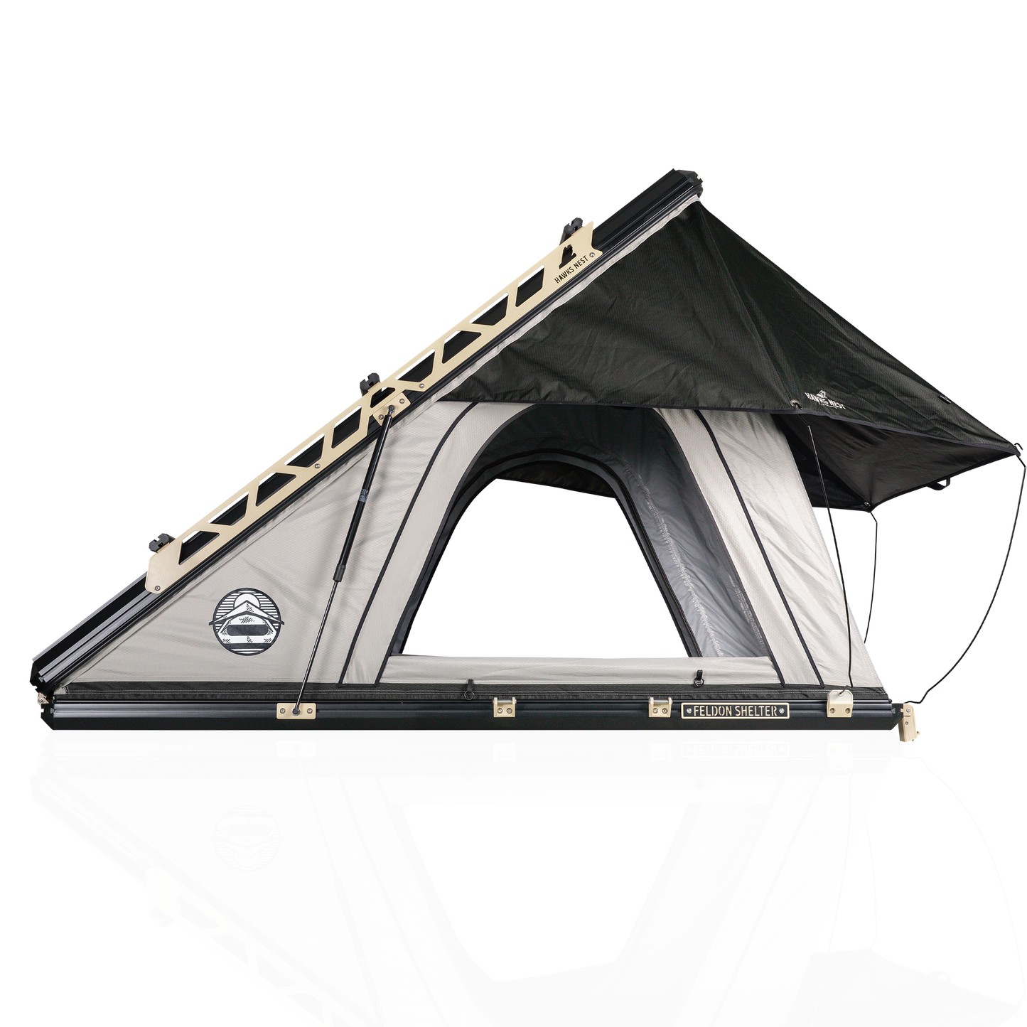 Hawk's Nest V2 Rooftop Tent - Low-Pro - Grey