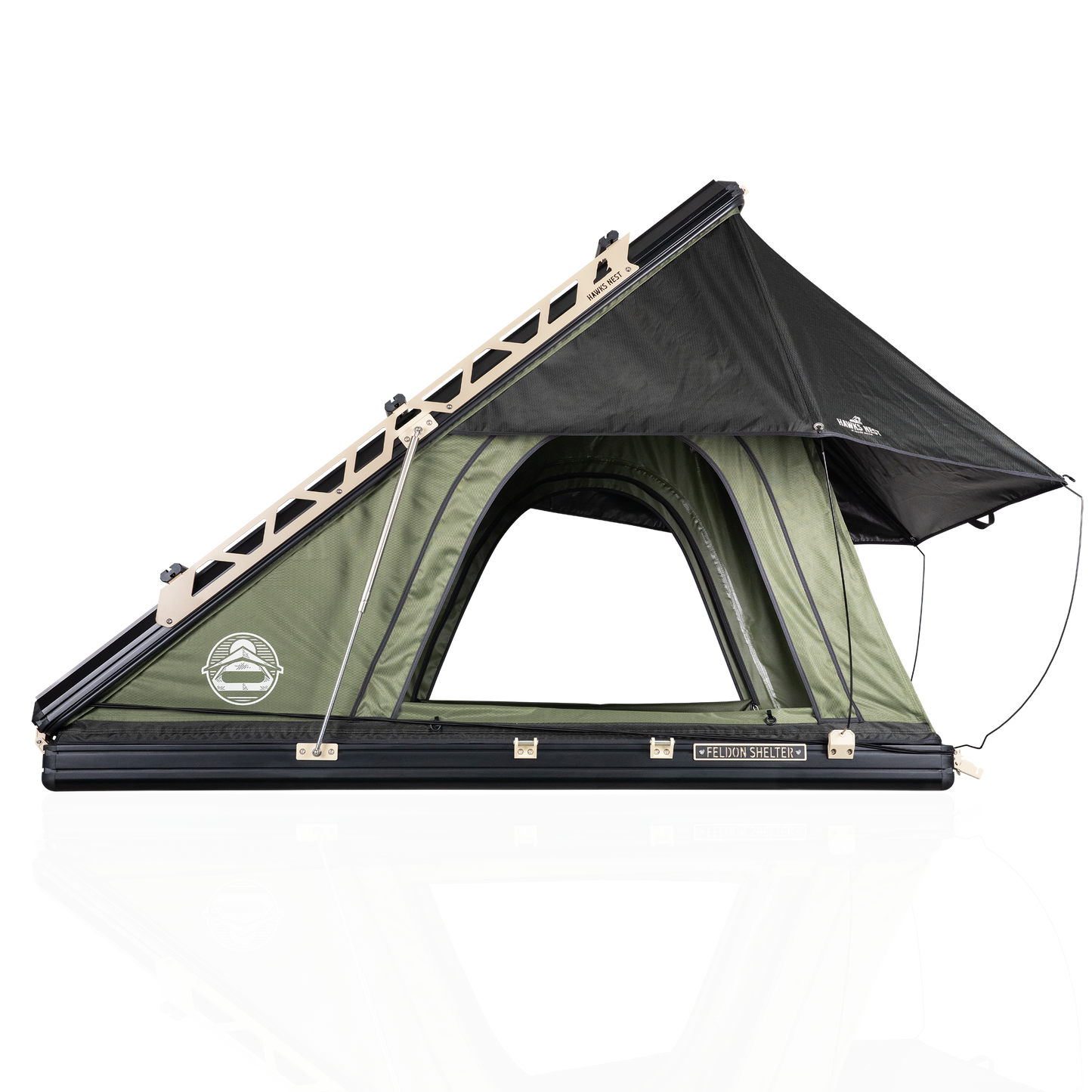 Hawk's Nest V2 Rooftop Tent - Standard - Green