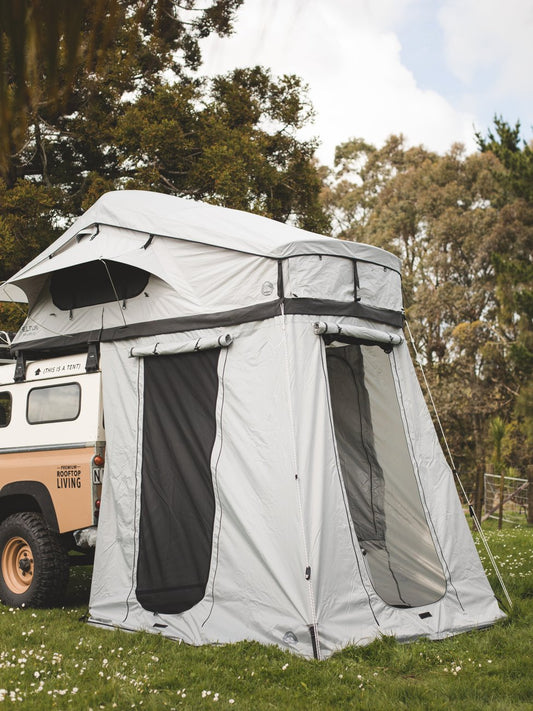 -Feldon Shelter-<br>クロウズネスト エクステンドサイズ<br>ボーナスルーム(ルーフテント下拡張部屋)<br>コールブラック