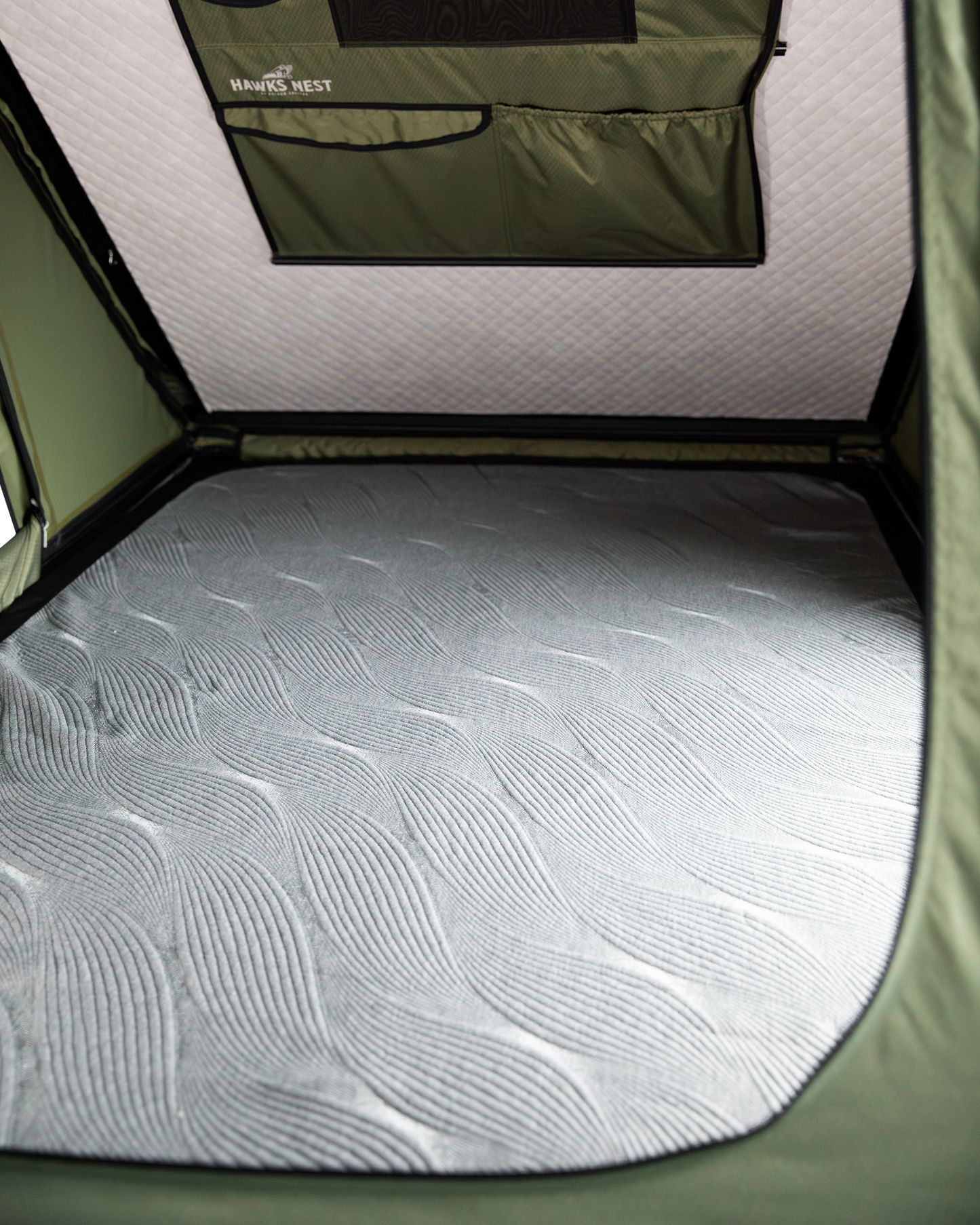Hawk's Nest V2 Rooftop Tent - Low-Pro - Green