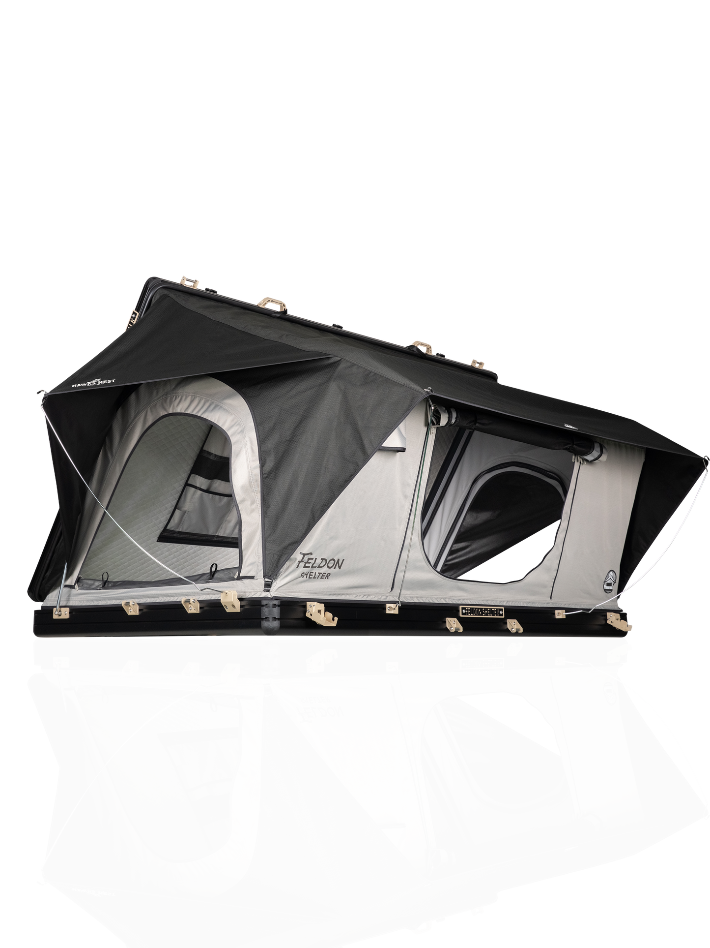 Hawk's Nest V2 Rooftop Tent - Side - Grey
