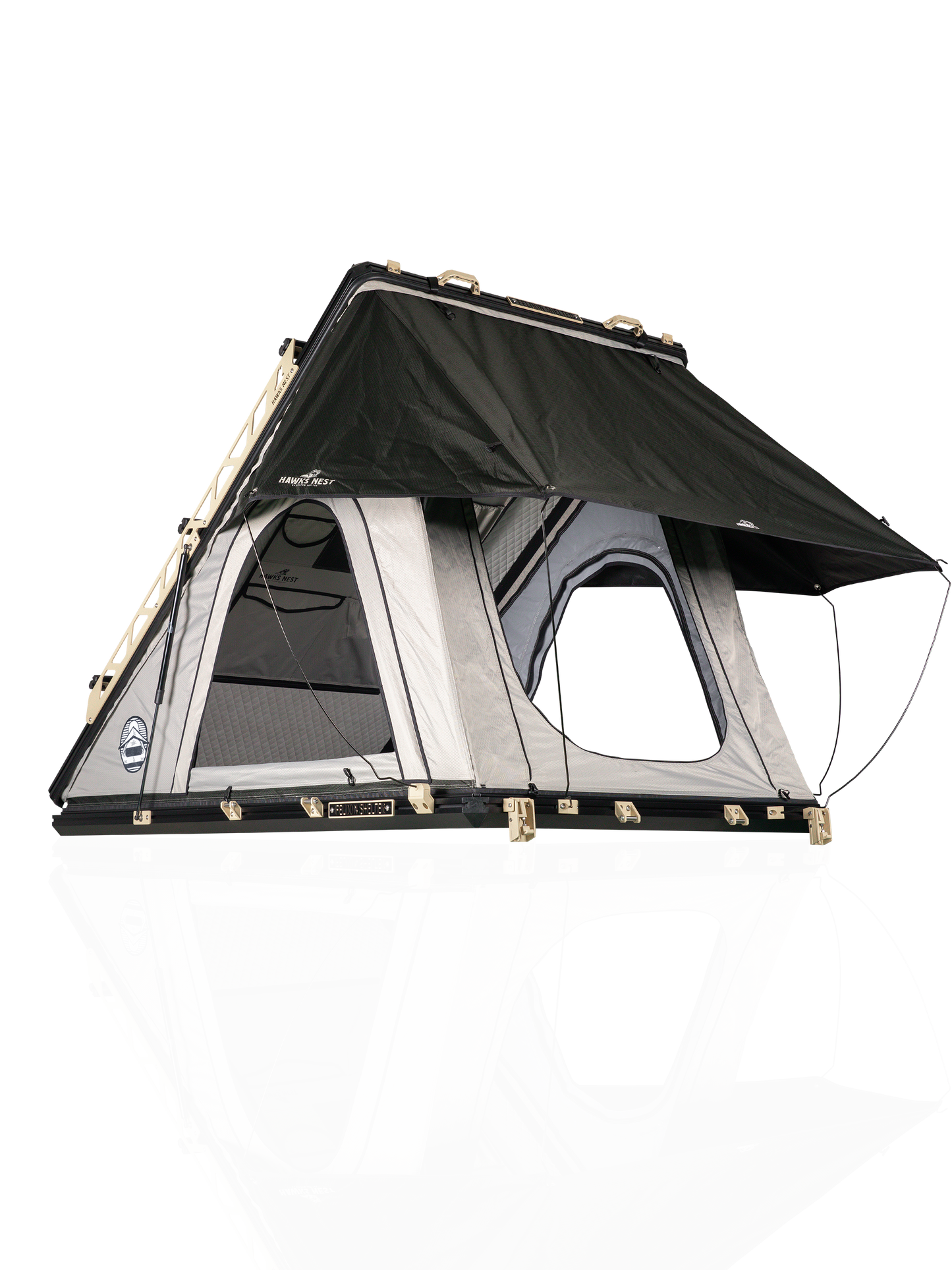 Hawk's Nest V2 Rooftop Tent - Low-Pro - Grey