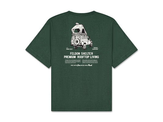 -FELDON SHELTER-<br>NO RUSH TEE<BR>フェルドンシェルター×グッドリッズコラボTシャツ