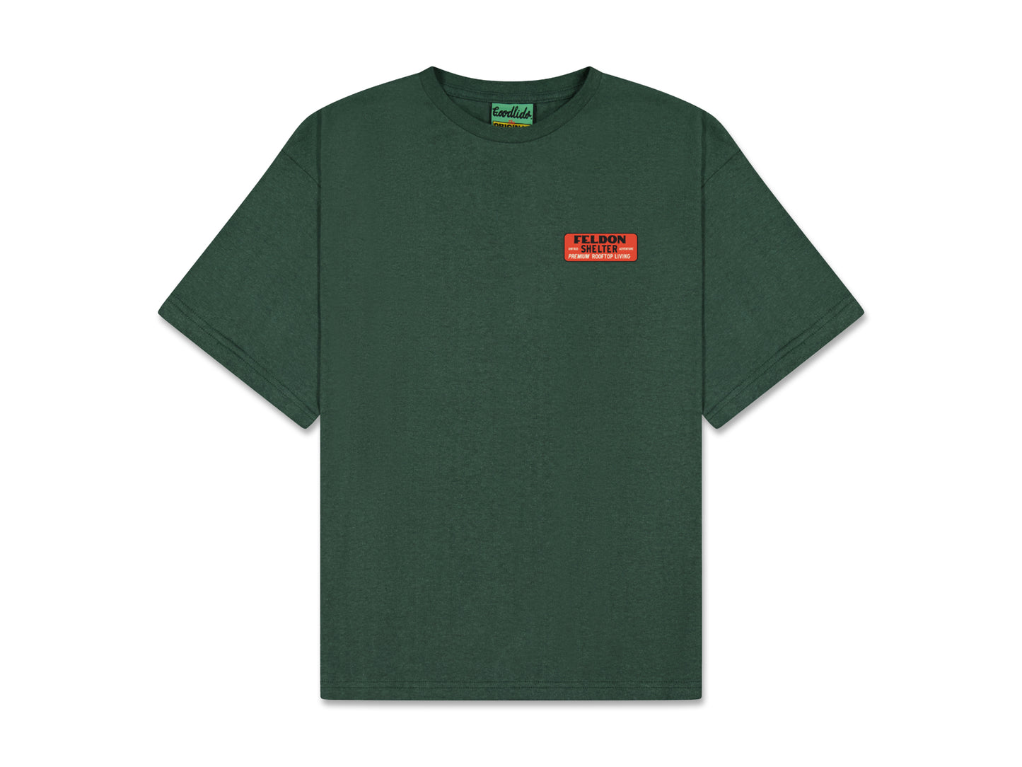 -FELDON SHELTER-<br>NO RUSH TEE<BR>フェルドンシェルター×グッドリッズコラボTシャツ