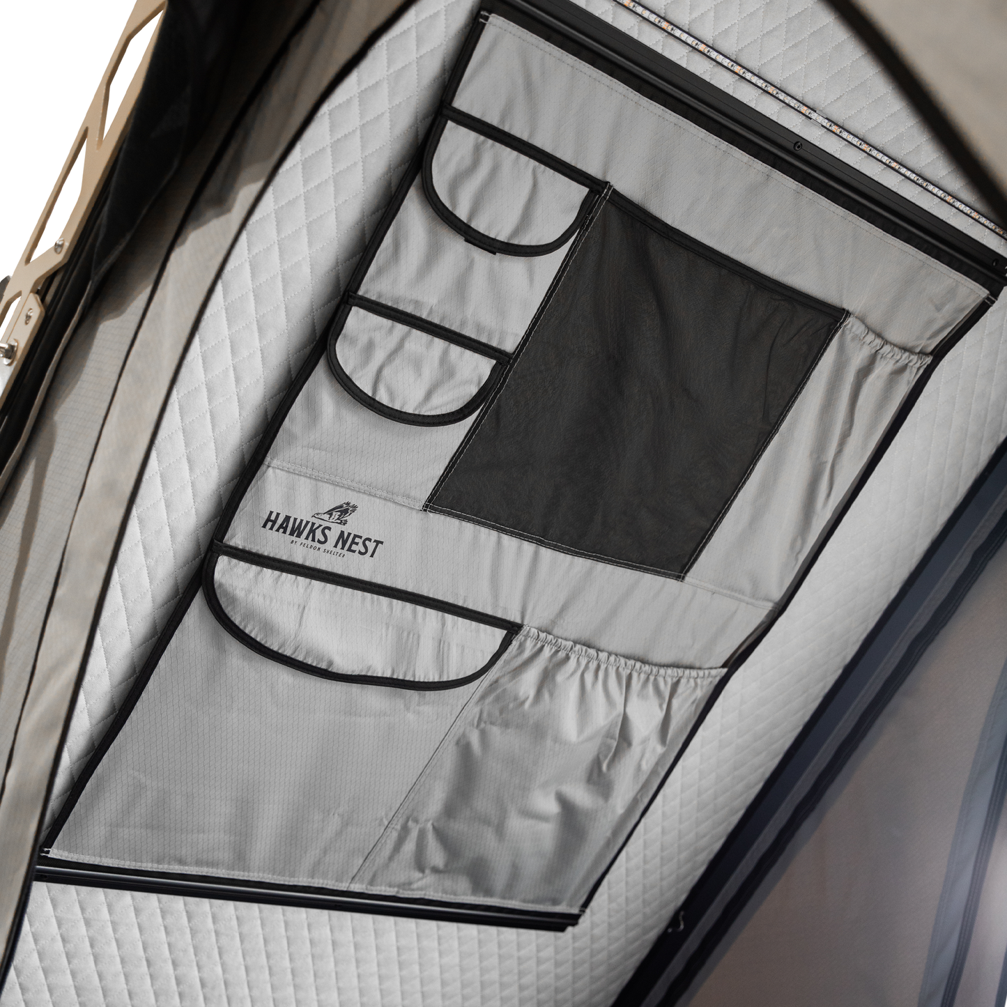 Hawk's Nest V2 Rooftop Tent - Wide - Grey