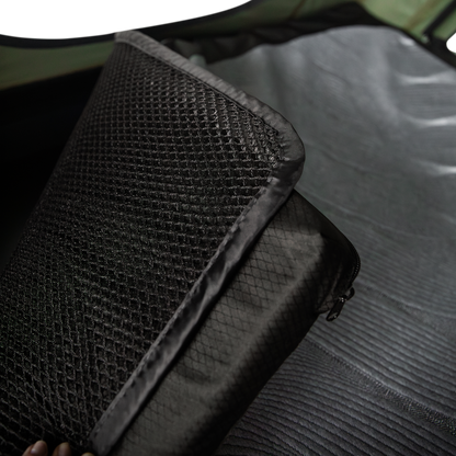 Hawk's Nest V2 Rooftop Tent - Wide - Green