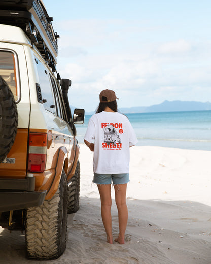 -FELDON SHELTER-TROOP TEE TEE<BR>フェルドンシェルター×グッドリッズコラボTシャツ