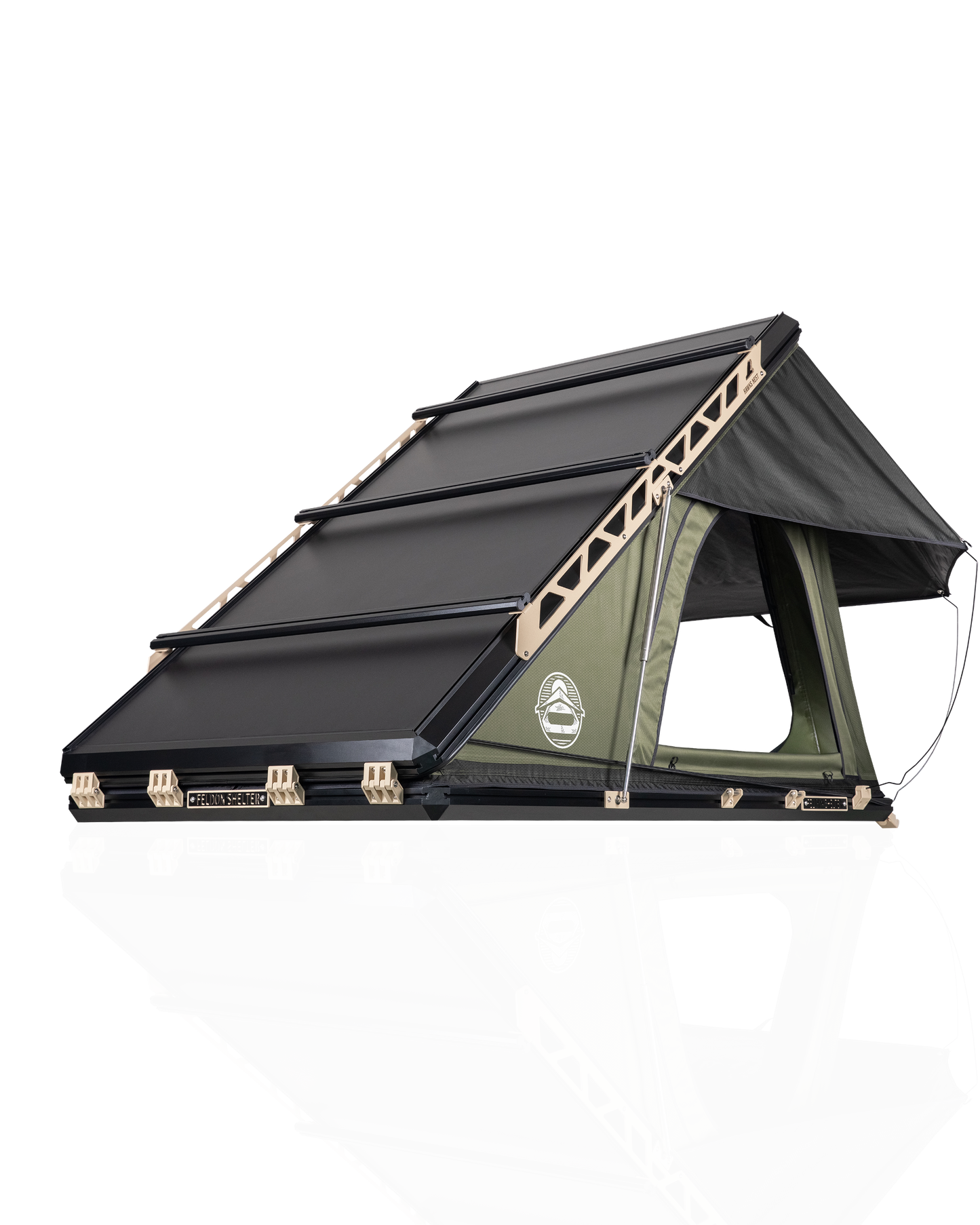 Hawk's Nest V2 Rooftop Tent - Low-Pro - Green