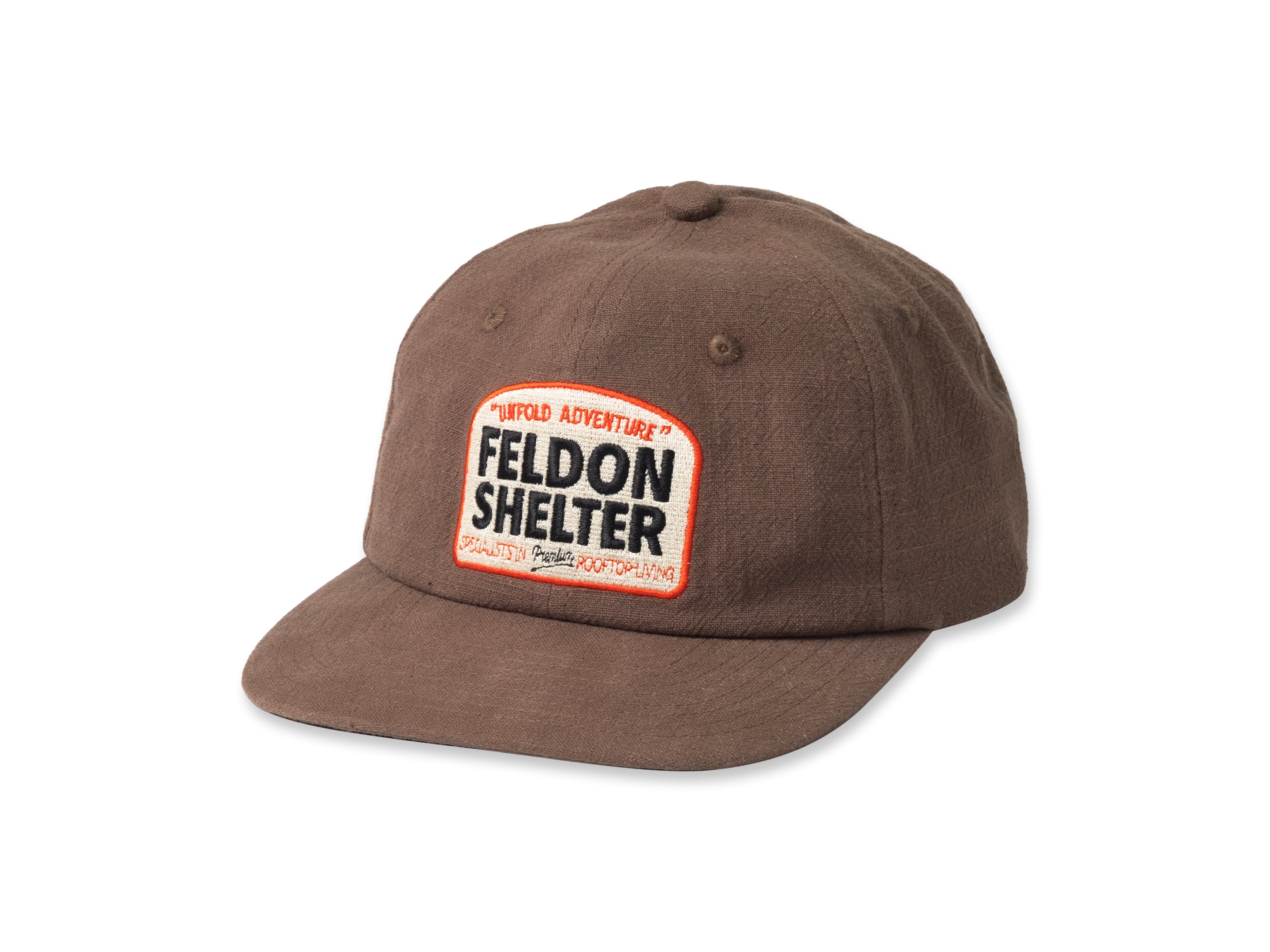 Feldon Shelter-アンフォールド キャップ ブラウン – FELDON